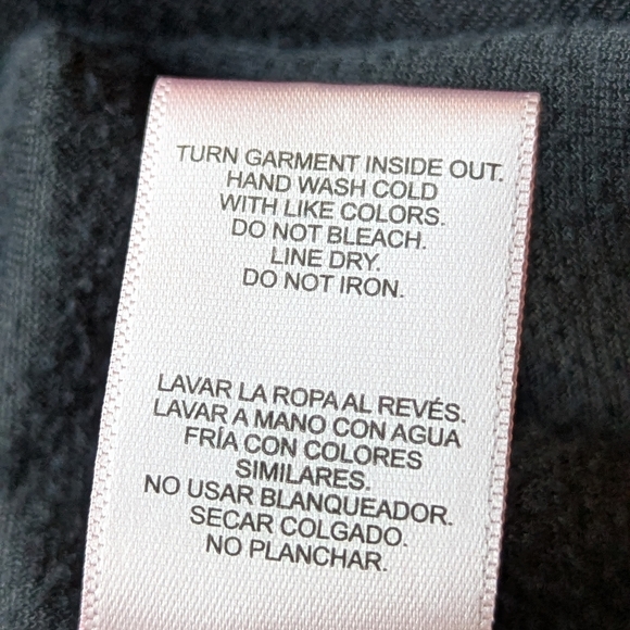 Juicy Couture Y2K Velour Embellished Boxy Slouchy Black‎ Pullover Women's Sz XL - Picture 4 of 7